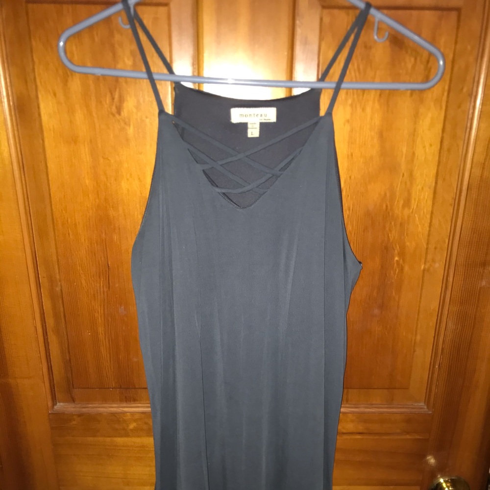 Blue Mid Thigh Dress